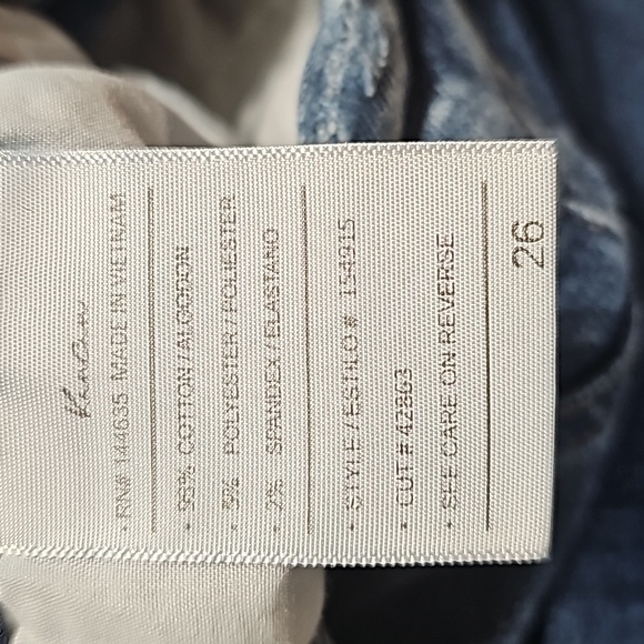 KanCan Straight High Rise Ripped Jeans Size 26" Waist - Picture 8 of 10